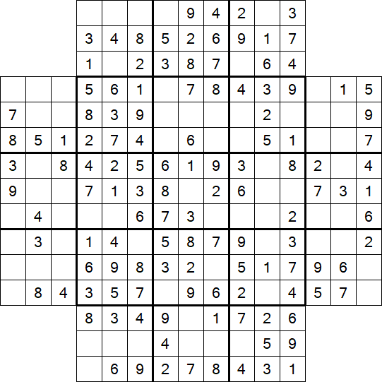 Flower Sudoku - Easy