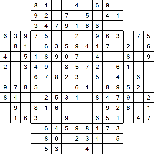 Flower Sudoku - Easy