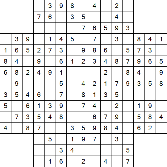 Flower Sudoku - Easy