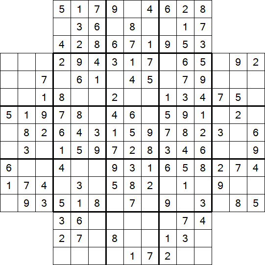 Flower Sudoku - Easy