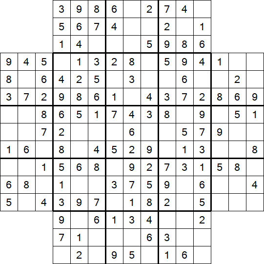 Flower Sudoku - Easy