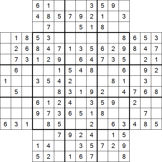 Flower Sudoku - Easy