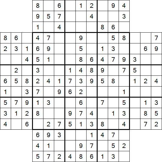 Flower Sudoku - Easy