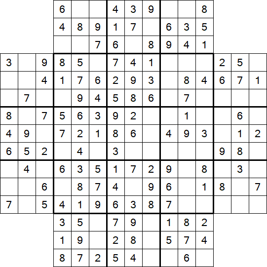 Flower Sudoku - Easy