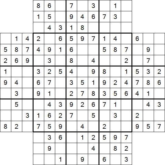 Flower Sudoku - Einfach
