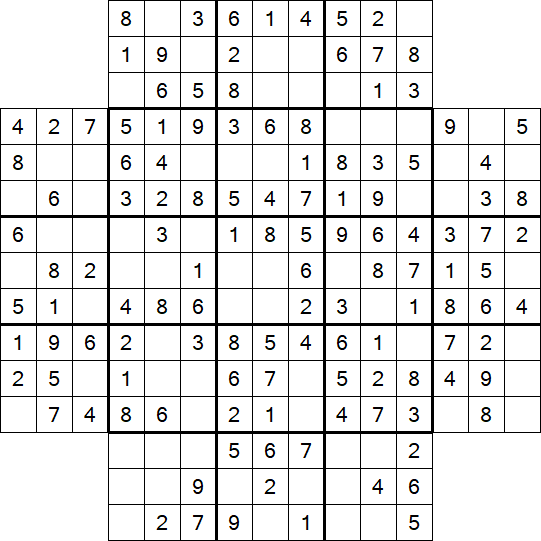 Flower Sudoku - Easy