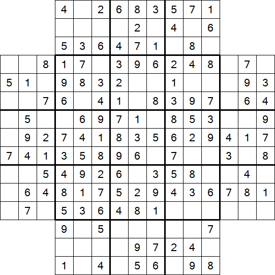 Flower Sudoku - Easy