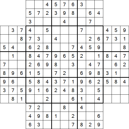 Flower Sudoku - Simple