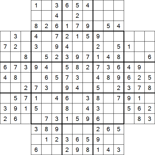 Flower Sudoku - Simple