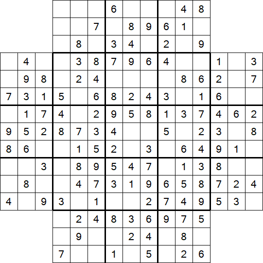 Flower Sudoku - Simple
