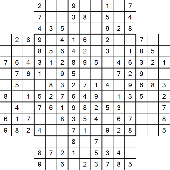Flower Sudoku - Easy