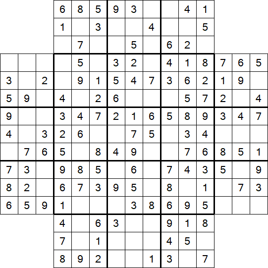 Flower Sudoku - Easy