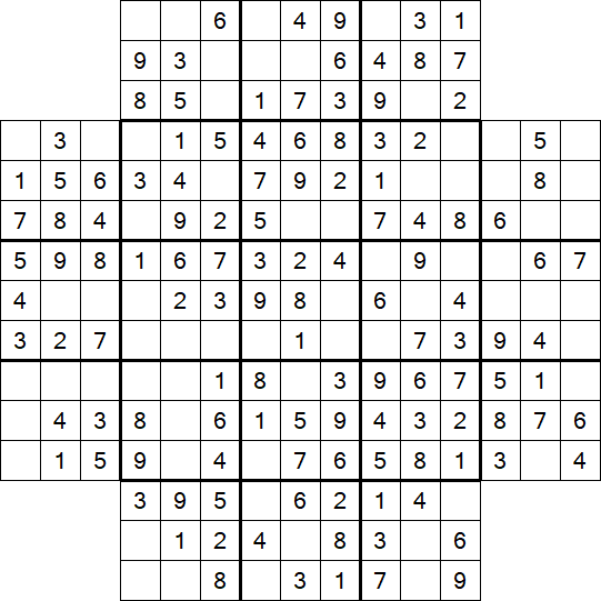 Flower Sudoku - Easy