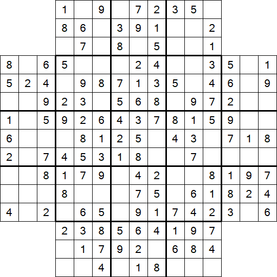 Flower Sudoku - Easy