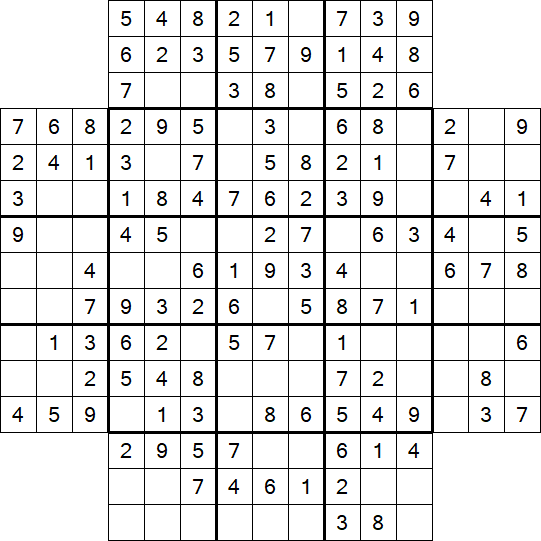 Flower Sudoku - Simple
