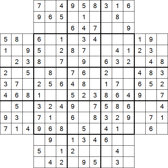 Flower Sudoku - Easy