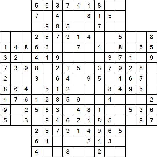 Flower Sudoku - Easy