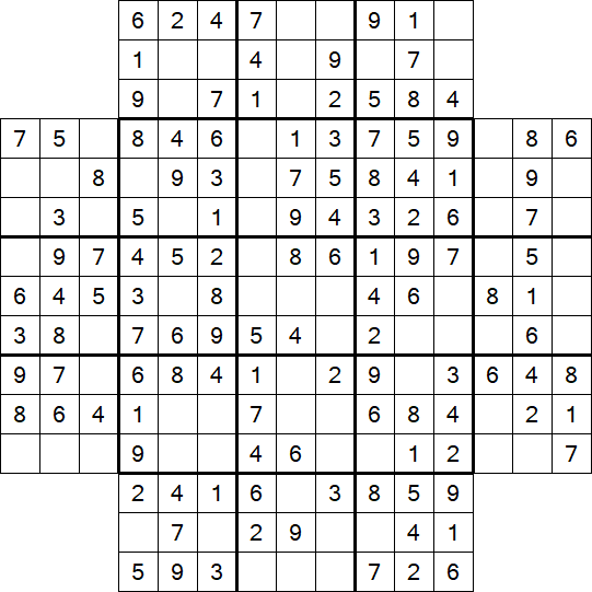 Flower Sudoku - Einfach