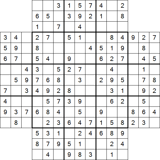 Flower Sudoku - Einfach