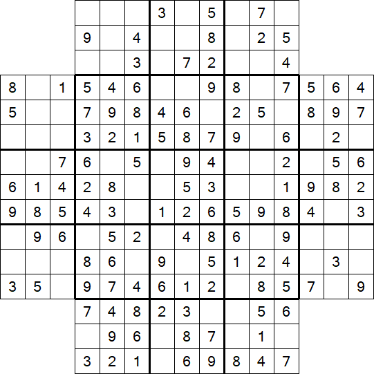 Flower Sudoku - Einfach
