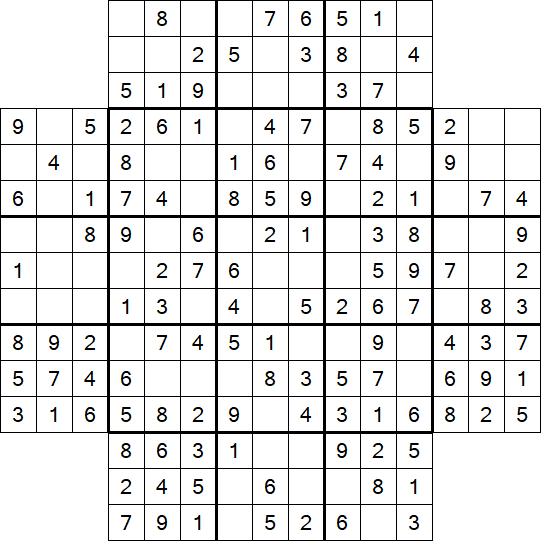 Flower Sudoku - Easy