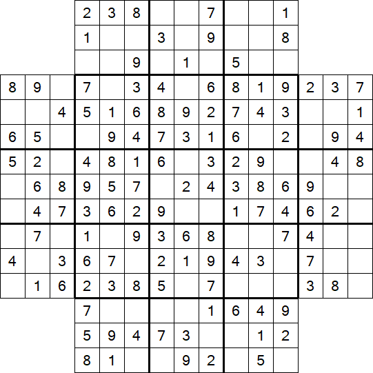 Flower Sudoku - Easy