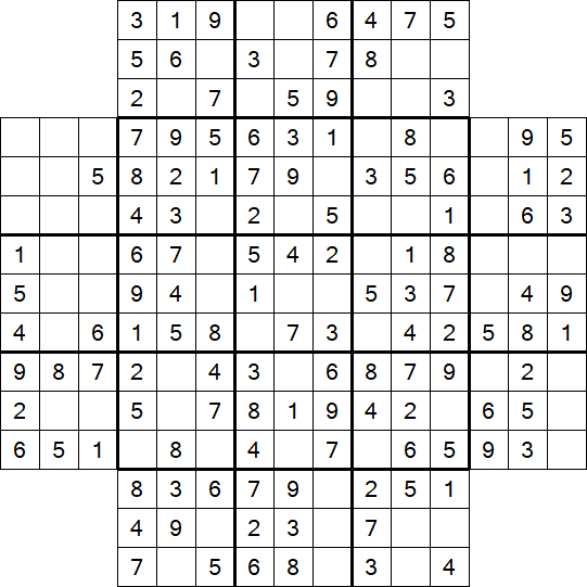 Flower Sudoku - Easy