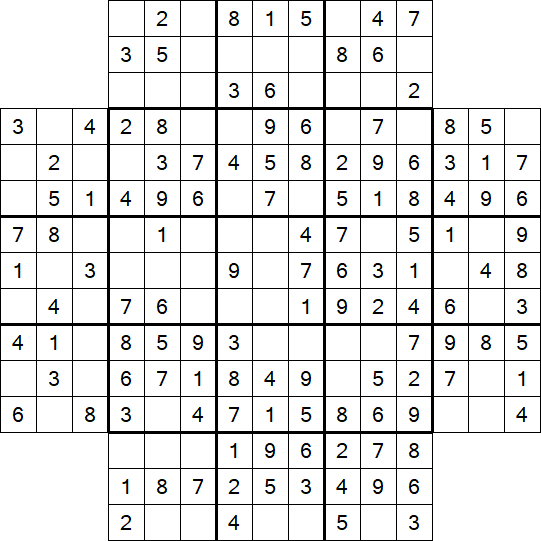 Flower Sudoku - Easy