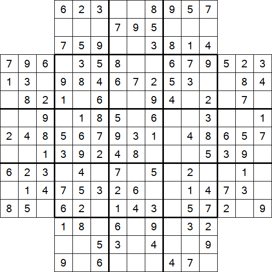 Flower Sudoku - Easy