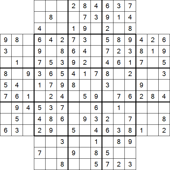 Flower Sudoku - Easy