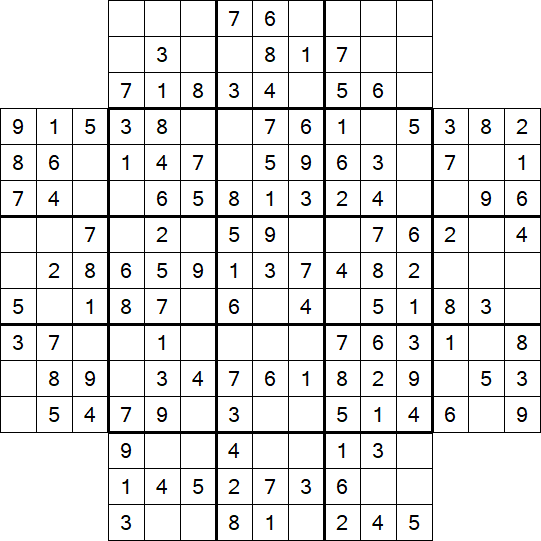 Flower Sudoku - Easy