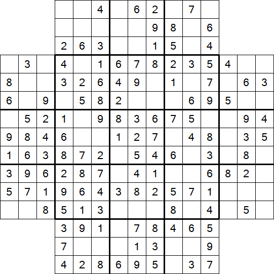 Flower Sudoku - Easy