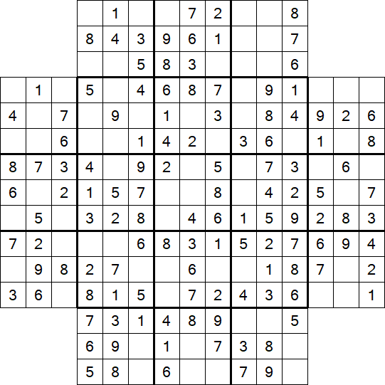 Flower Sudoku - Easy