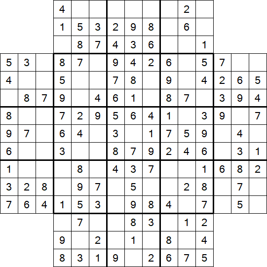 Flower Sudoku - Easy