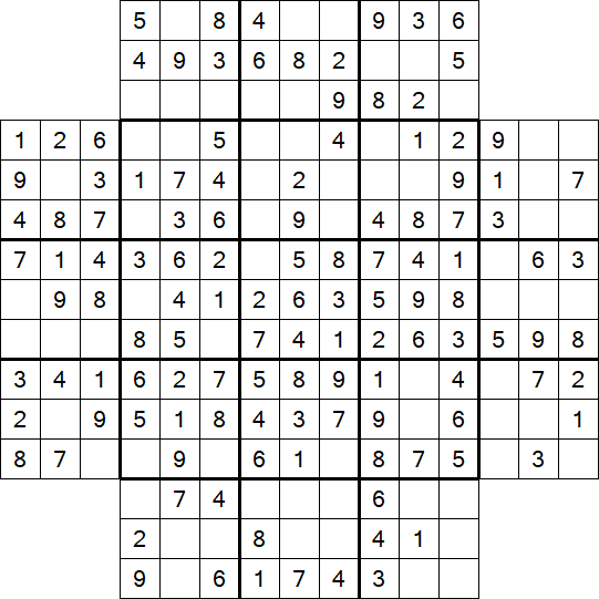 Flower Sudoku - Einfach
