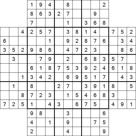 Flower Sudoku - Einfach