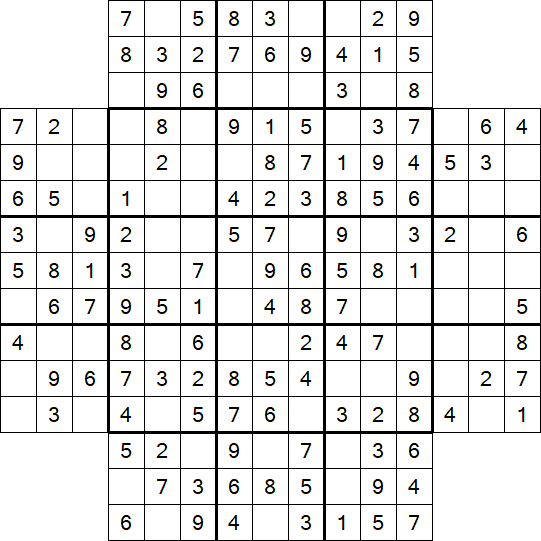 Flower Sudoku - Einfach