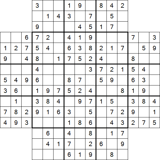 Flower Sudoku - Easy