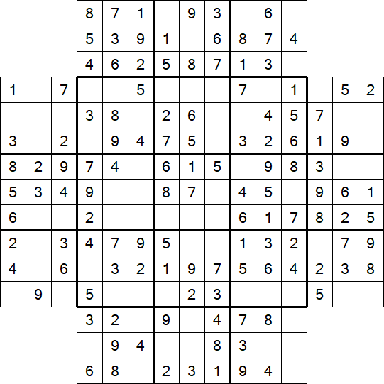 Flower Sudoku - Einfach