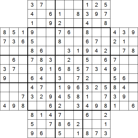 Flower Sudoku - Einfach