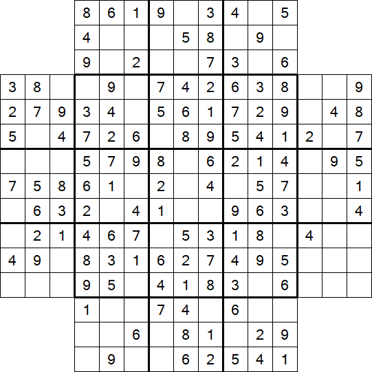 Flower Sudoku - Easy