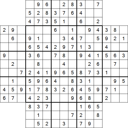 Flower Sudoku - Easy