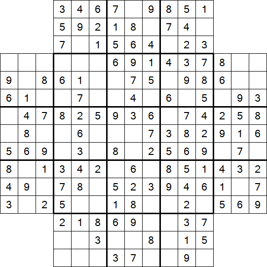 Flower Sudoku - Easy
