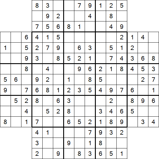 Flower Sudoku - Easy