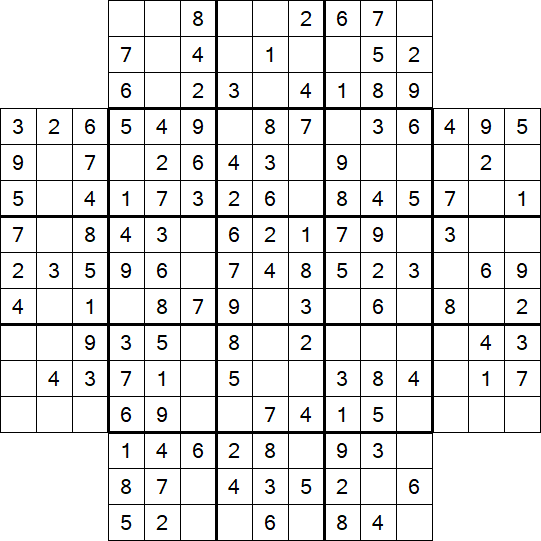 Flower Sudoku - Easy