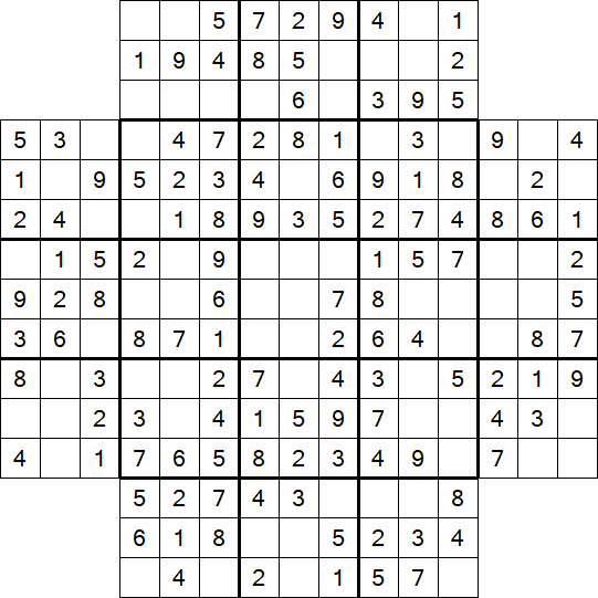 Flower Sudoku - Einfach