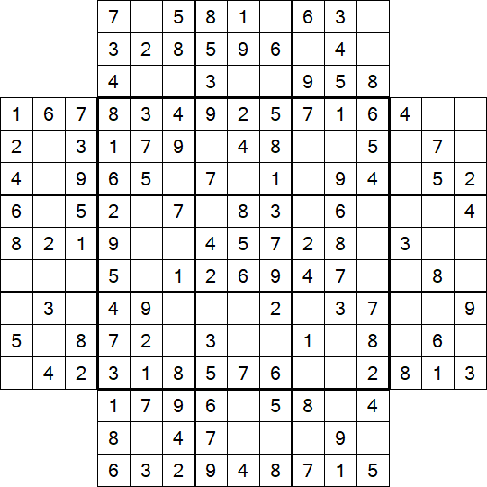 Flower Sudoku - Easy
