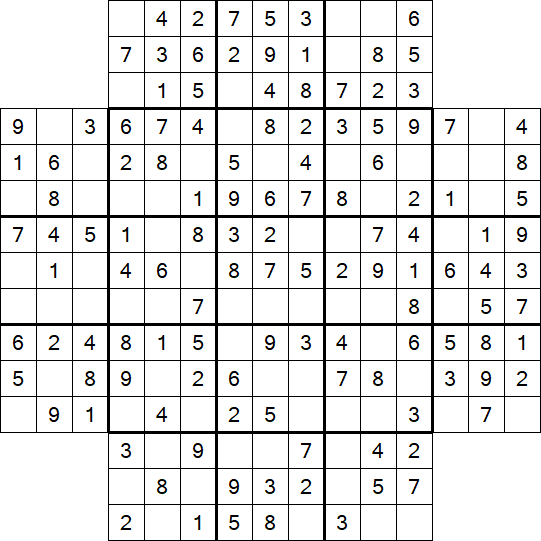 Flower Sudoku - Easy