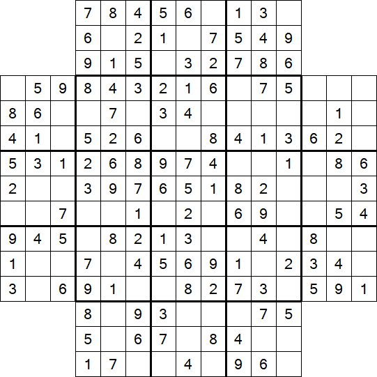 Flower Sudoku - Easy