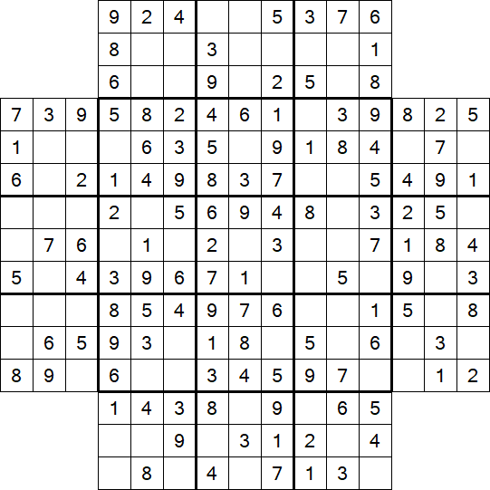 Flower Sudoku - Easy